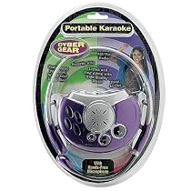 Cyber Gear Portable Karaoke with Hands-Free Microphone