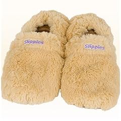 Slippies Deluxe, Beige (L) - 100% mikrowellenf�hige W�rmepantoffeln