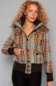 BB Dakota The Savi Plaid Bomber,Winter Coats & Jackets for Women