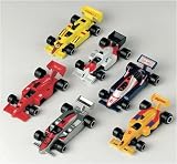 Decs F1 Racing Cars 85mm set of 2 Birthday Cake Topper