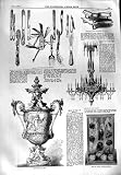 1851 Cutlery Mappin Sheffield Wigs Pianoforte Vase
