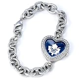 Gametime Toronto Maple Leafs Women's Heart Watch