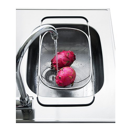 Ikea Idealisk Expandable Over Sink Colander Drainer Kitchen Stainless
