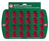 Wilton 24 Cavity Silicone Gingerbread Boy Mold Pan