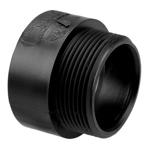 NIBCO 5804 ABS Pipe Fitting, Adapter, Schedule 40, 2