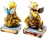 Jim Shore Heartwood Creek from Enesco Curiosity Cat Figurine 6.25 IN