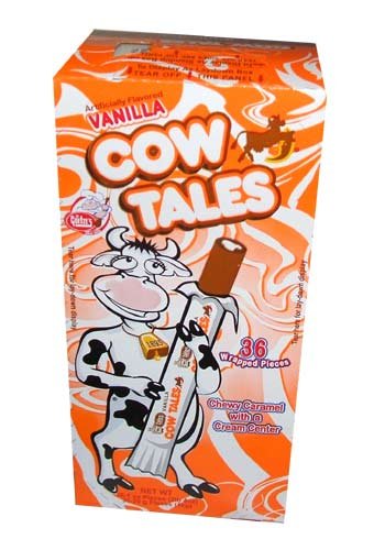 Goetzes Vanilla Flavored Cow Tales 36 One Ounce Pieces by Caramels