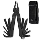 Leatherman Super Tool 300 EdelstahlBlack Oxide, inklusive Nylon-Molle-Holster austauschbare Drahtschneider 831151