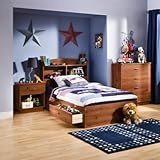 South Shore Logik Twin Bookcase Bed Collection - Pine - SSI684 South Shore Logik Twin Bookcase Bed Collection - Pine - SSI684
