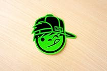 Neff Classic Boy Sticker/Decal (Green)
