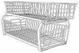 ClosetMaid 3608 2 Tier 11-Inch Kitchen Cabinet Organizer, White