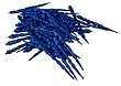 Club Pack of 36 Lavish Blue Shatterproof Icicle Christmas Ornaments 5"