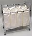 Household Essentials 3024 Four-Bag Commercial Laundry Sorter