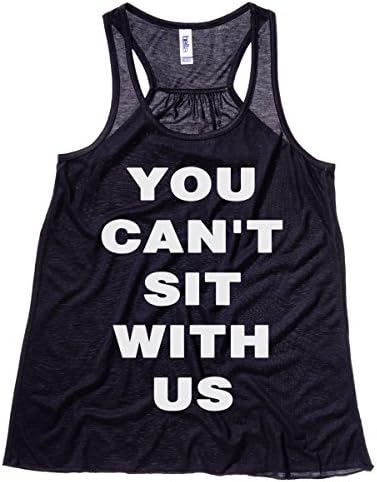 Moment Gear Women's You Can't Sit with Us Flowy Tank X-Small Black