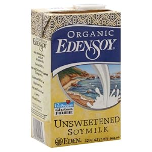 Edensoy Unsweetened, 32-Ounce (Pack of 12)