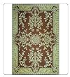 Outdoor Area Rug or Kitchen Mat - 5 X 8 Brown Patio Indoor Outdoor Area Rugs Reversible & Waterproof