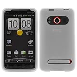 GTMax Clear Soft Rubber Silicone Skin Cover Case for Sprint HTC EVO 4G CDMA Cell Phone