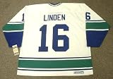 TREVOR LINDEN Vancouver Canucks 1970's CCM Vintage Throwback Away NHL Hockey Jersey