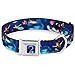 Buckle Down Seatbelt Buckle Dog Collar - Peter Pan Flying Scene - 1.5