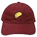 City Hunter C104 Taco Emoji Cotton Baseball Cap Dad Hats 15 Colors (Burgundy)