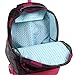 J World New York Sunrise Rolling Backpack, Block Pink, One Size