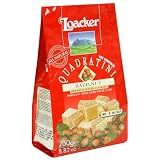 Loacker Quadratini Hazelnu Wafer Cookies, 8.82-Ounce Packages (Pack of 8) by Loacker Best Buy