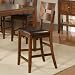 Lifestyle California 48-843RTA Palos Verdes Counter Height Barstool in Distressed Walnut (Set of 2)