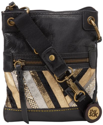 The SAK Pax Mini Cross Body,Chevron Sparkle,One Size