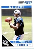 2011 Score Football Card # 315 Cam Newton RC - Carolina Panthers (field in background) (RC - Rookie Card) NFL Trading Card In a Protective Screwdown Case!