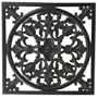 24" Handcarved Acanthus Flowing Scroll Wall Plaque