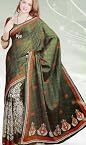 Sarees - Elegant Cotton Saree With Blouse Piece D.No 990