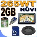 Garmin Nuvi 265WT Vehicle GPS W/4.3" LCD Widescreen 2GB Bean Bag BigVALUEInc Accessory Saver Bundle + MORE