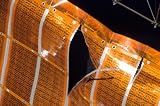 Wallmonkeys Peel and Stick Wall Decals - Close-up of a Tear in Solar Array Material on the International Space Station. - 48
