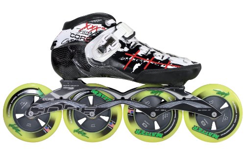 Powerslide Herren Speedskates Triple XXX Skate, schwarz weiss rot, 39, 904149/39 Preisvergleich