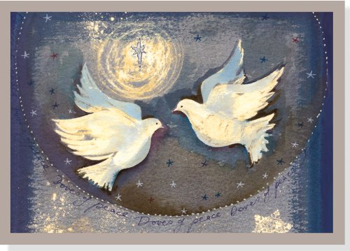 Two Doves Deluxe Holiday Boxed Cards (Christmas Cards, Holiday Cards, Greeting Cards)