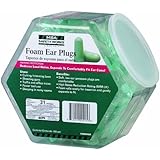 MSA Safety Works 10059484 Expandable Foam Ear Plugs in Counter Display, 100-Pair