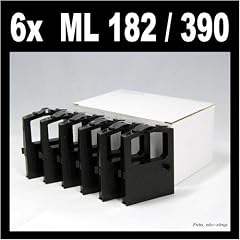 OBV - 6x komp. Farbband f�r OKI ML 182 / ML 390 / ML 100 120 172 180 182 183 184 186 188 192 193 195 240 280 320 321 325 351 390 391 3320 3321 ersetzt OKI 9002303 / 9002309