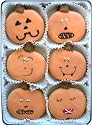 Beautiful Sweets Pumpkin Faces Organic Cookies, 8 Cookies