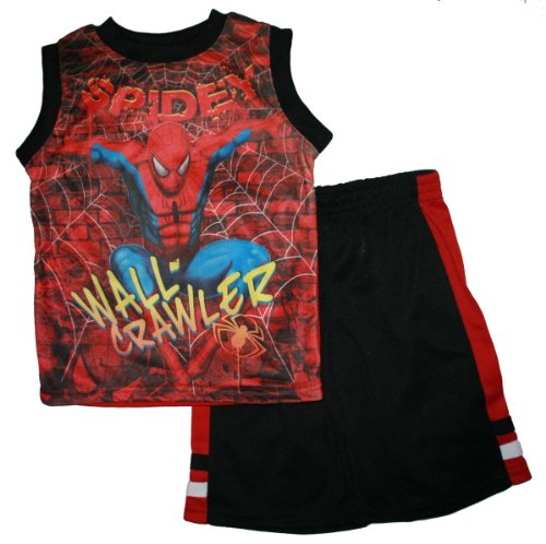  Spider-Man Shirt & Short Set for Boys