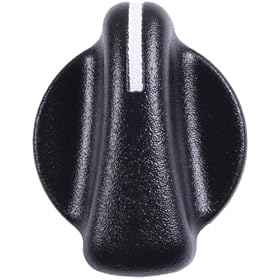Jeep Wrangler Black Replacement Climate Control Knob (1999-2006)