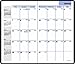 DayMinder, Monthly Planner, Black, 3.62 x 6.50 x .18 Inches, Current Year