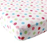 Luvable Friends Geometric Print Fitted Bassinet Sheet, Pink ~ Luvable Friends