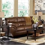 Warren Leather Sofa in Brown