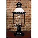 Gas Light America GL48 Cast Aluminum Natural Gas Light With Triple Inverted Mantle Burner On Pedestal Mount