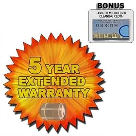5 Year Extended Warranty Plan for the Nikon Telephoto AF Micro Nikkor 200mm f/4.0D ED-IF Autofocus Lens