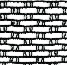 Simple Scarf Mesh-Black