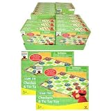 Sesame Street Checkers and Tic Tac Toe Game Set