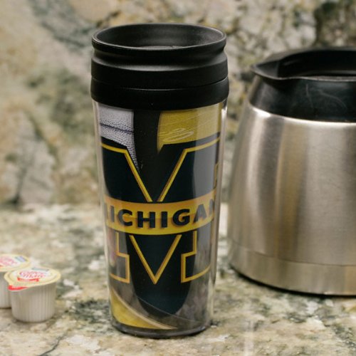 Michigan Wolverines Insulated Travel Mug