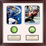 Roger Federer & Rafael Nadal Memorabilia Autographed Tennis Ball with Photo Shadowbox - 2006 US Open