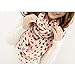 Sweet Love Heart Dots Printing Chiffon Shawl Scarf Wrap,Pink